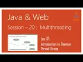 Multithreading in Java A Very Basic Introduction to Daemon Thread Group in Java