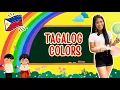 Kids Tagalog Lesson Colors Vocabulary in Filipino