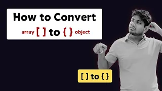 Convert Array to Object in JavaScript Tamil Velmurugan MG VMG