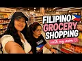 Filipino Grocery Shopping with My Mom Grocery Haul in Detroit