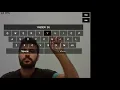 Virtual Keyboard with python openCV mediapipe