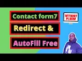 contact form7 redirect and autofill without using plugin Solved in WordPress tutorial