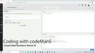 Archived Codewars 8 kyu Count Odd Numbers below N JavaScript