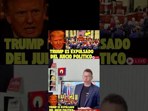 🚨#URGENTE CORREN A TRUMP DEL SENADO y el congreso inicia su Destitución! | enmienda 25😳