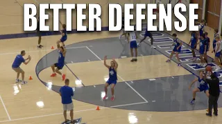 Download 3 Defense Drills To Make Your Basketball Team Better - Closeouts, Defensive Slides, Deflections MP3