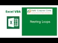 Excel VBA Tutorial Nesting Loops in Excel VBA
