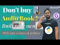 Audiobook Text-to-Speech Build your own in Python in Telugu