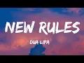 Download Lagu Dua Lipa - New Rules (Lyrics) | Clean Bandit, Cartoon,...(Mix Lyrics)