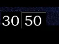 Divide 50 by 30 decimal result Division with 2 Digit Divisors How to do
