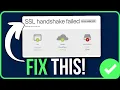 HOW TO FIX SSL HANDSHAKE FAILED ERROR CODE 525 2026