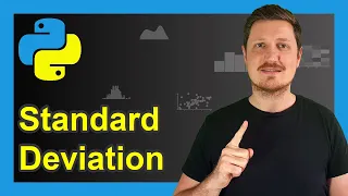Standard Deviation in Python 5 Examples List DataFrame Column Row std groupby Functions