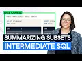 SQL Data Filtering Using WHERE and Aggregate Functions