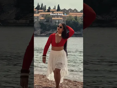 Beach Vibes 🐚🌊❤️ | Minisha Pathak | Montenegro #beach #summertime