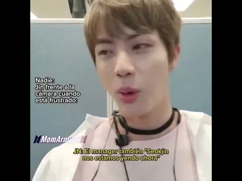 Jin contando chisme 👀✨️ #bts #jin #btsarmy #parati
