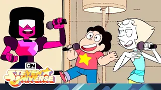 Karaoke With Gems And Steven Steven Universe Cartoon Network 