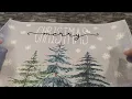 Pine Tree Snowflake Merry Christmas Placemats Set of 6 Review