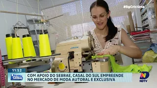 Casal transforma paixão em negócio de moda exclusiva