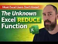 The Excel REDUCE Function Explained Most Users Have Never Seen This
