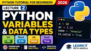 Python Variables Data Types Complete Python Course for Beginners 2026