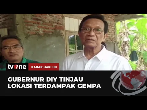 Sri Sultan Hamengkubuwono X Datangi Rumah Warga Terdampak Gempa