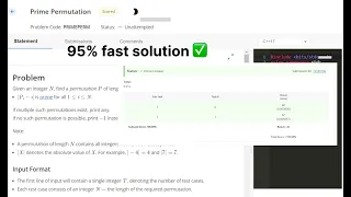 CodeChef Starters 100 Prime Permutation Solution