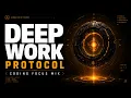 DEEP WORK PROTOCOL 2 Hour Focus Music for Coding Terminal Work