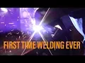 First Time Welding Ever - Century FC90 Welder