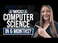 Earn Your WGU Computer Science Degree FAST - Graduate in HALF the Time
