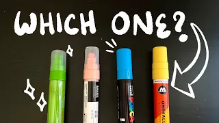 the BEST acrylic marker Liquitex Posca Molotow Montana