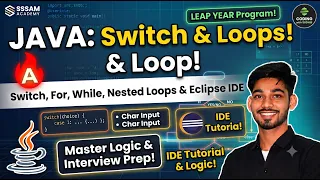 Java Switch Statement Loops Eclipse IDE Tutorial For Loop While Loop Nested Loop