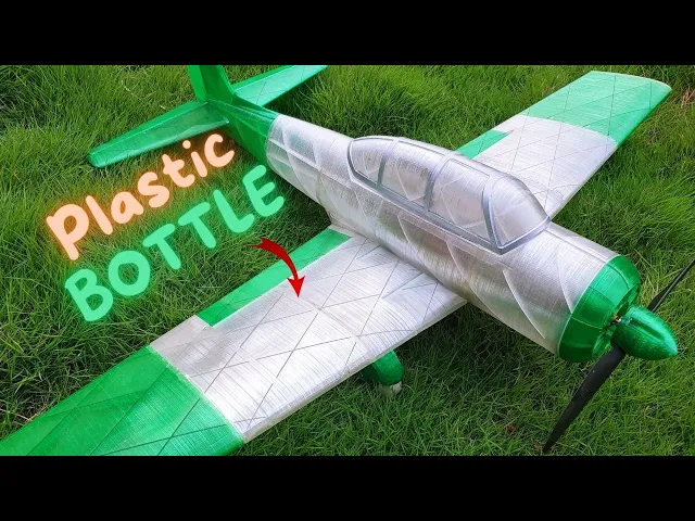 3D Printed t-28 trojan plane (3D printed with plastic bottles filament) video thumbnail