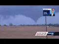 KCCI meteorologist Zane Satre captures of Union County tornado