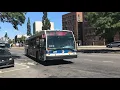 MTA NYC Bus Novabus LFS 8366 On The Bx3 University Bridge