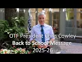 Back to School Message 2025 - 2026