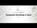Exception Handling in Java Error Management Made Easy