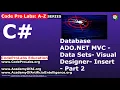 Database ADO NET C - Data Sets