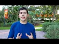 Admitted Student Checklist