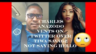 tiwa savage fans dr gs charles anazodo on twitter for complaining that tiwa savage didnt say hello