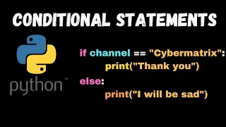 Python Control Flow if elif else