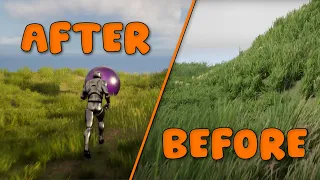 Unreal Engine Foliage Devlog Grass Wind Upgrade