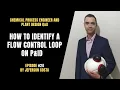 How to identify a flow control loop in the PID Flow control on P ID for chemical process engineer