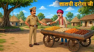 लालची दरोगा जी | Greedy Police Man | Hindi Moral Stories | Village Stories | Hindi Kahaniya | Moral