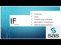 if statement sas conditions statement if else conditions
