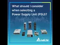 Selecting Power Supply 1 Load Power 2 Type 3 Efficiency and Reliability