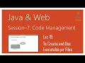 jar Files in Java part 2 To Create and Use Executable jar Files