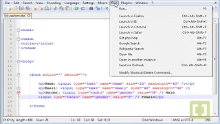 PHP MySQL Creating a Form