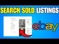 How To Search eBay Sold Listings Step By Step Guide