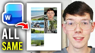How To Make Pictures All The Same Size In Word Step By Step 