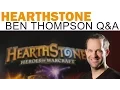 Ben Thompson Hearthstone Goblins vs Gnomes Interview BlizzCon 2014