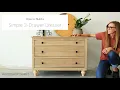 How to Build a Simple 3 Drawer Dresser